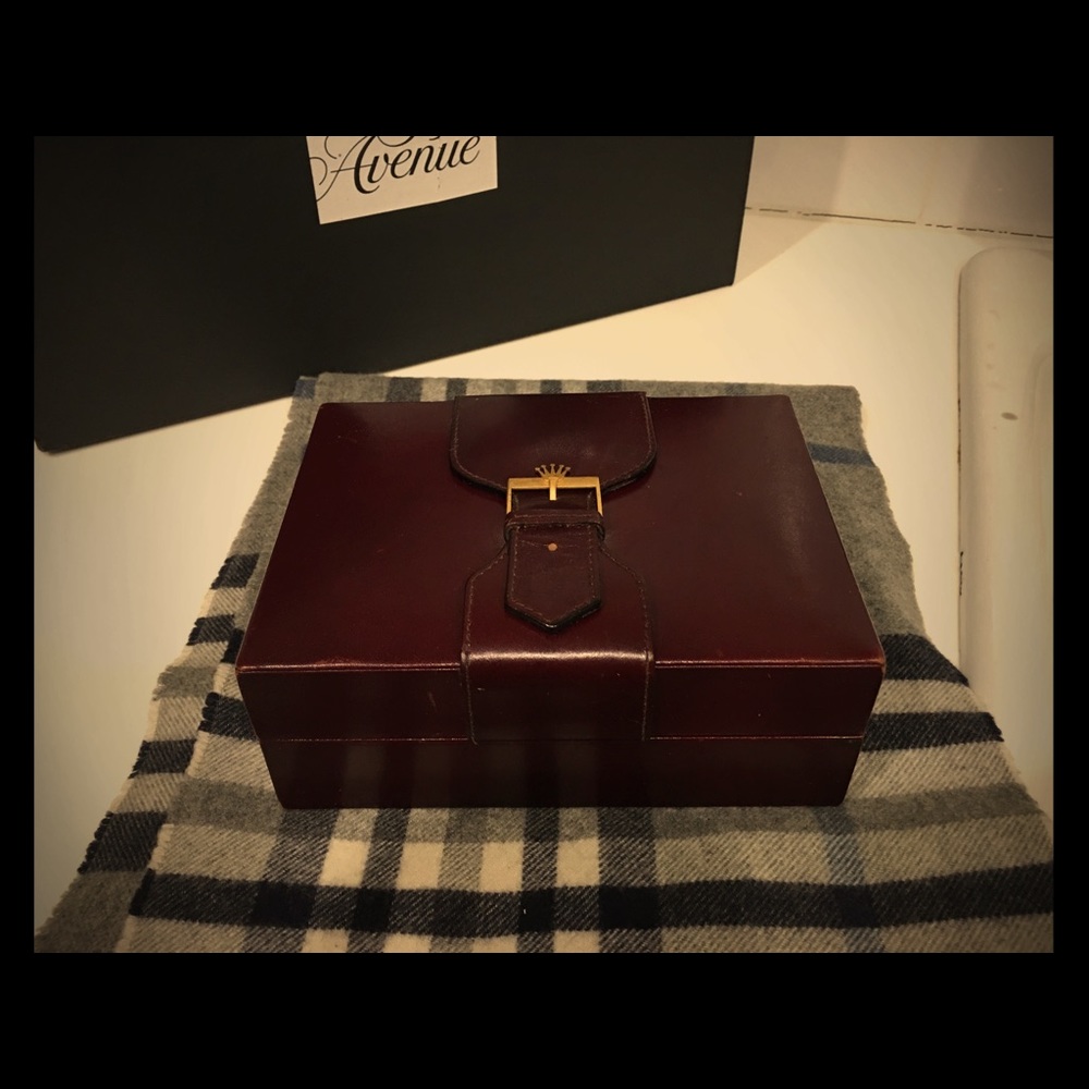 Early 1970s Presidential Rolex Leather-Bound Box